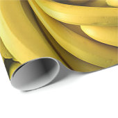 Papier Cadeau Drôle, Bananes, Fruits, Custom (Coin rond)