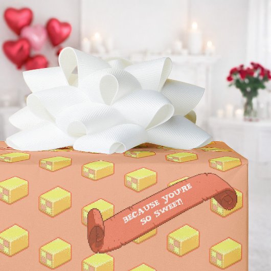 Papier Cadeau Drôle Battenberg parce que tu es si doux Motif