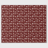 Papier Cadeau Drôle cadeau de Noël (Plat)