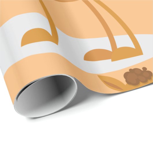 Papier Cadeau Drôle Camel (Coin rond)