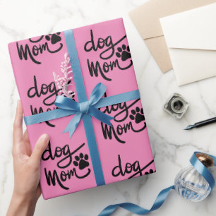 Papier Cadeau Drôle Chien Paw Chien Maman