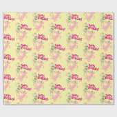 Papier Cadeau Drôle Cochon Joyeux Anniversaire ! Carton de gâtea (Plat)