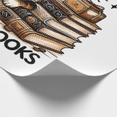 Papier Cadeau Drôle Cute Coffee Cats Livres Lover Idea Cadeau Fe (Coin)