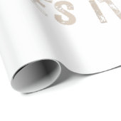 Papier Cadeau Drôle De Choses Combien De Bières Faut-Il (Coin rond)
