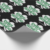 Papier Cadeau  Drôle de St. Patrick "Droit sur la Rousse"  (Coin)