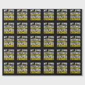 Papier Cadeau Drôle détective criminalistique (Plat)