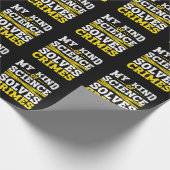 Papier Cadeau Drôle détective criminalistique (Coin)