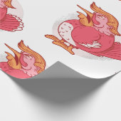 Papier Cadeau drôle donald trump thanksgiving turkey rose (Coin)