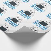 Papier Cadeau Drôle Fini le gars du riz (Coin)