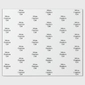 Papier Cadeau Drôle Générique White Elephant Cadeau (Plat)