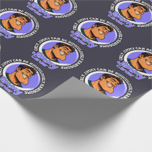 Papier cadeau drôle homme beau Pop Art