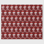 Papier Cadeau Drôle Joe Biden Joyeux 4 de Noël de Pâques (Plat)