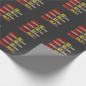 Papier Cadeau Drôle Marathoner Runner pense à la plaisanterie (Coin)