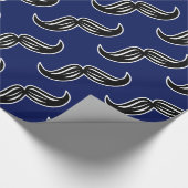 Papier Cadeau Drôle Moustache Barbershop (Coin)