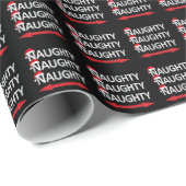 Papier Cadeau Drôle Naughty (Coin rond)