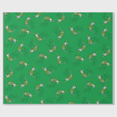 Papier Cadeau Drôle Noël mignon Souris Arbre Cartoon (Plat)