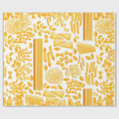 Papier Cadeau drôle pâtes imprimer nouilles motif (Plat)