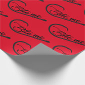 Papier Cadeau Drôle Pêche Bite Me Hook (Coin)