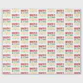 Papier Cadeau drôle Père Noël espion Vie de l'enseignant Noël (Plat)