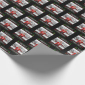 Papier Cadeau Drôle Père Noël Trump Joyeux Noël Mauvais Noël (Coin)