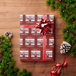 Papier Cadeau Drôle Père Noël Trump Joyeux Noël Vilain Noël Roug
