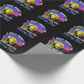 Papier Cadeau Drôle propriétaire de chien buveur de bière (Coin)