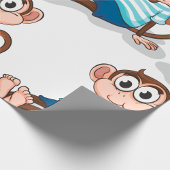 Papier Cadeau Drôle singe