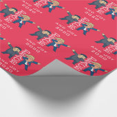 Papier Cadeau Drôle Trump KimJongUn Xmas Dabbing Peace Joy 2020 (Coin)