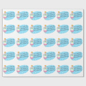 Papier Cadeau Drôle Voyage Culpabilité Snarky Dire (Plat)