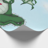 Papier Cadeau Drôle Yogi Dragon Peinture (Coin)