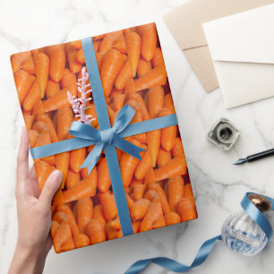 Papier Cadeau Drôle, Yummy, Carottes pour bébés, Personnalisé