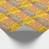 Papier Cadeau drumer filles rock (Coin)