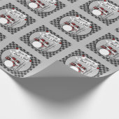 Papier Cadeau Drummer Né à Rock & Roll Drum Musician Gift Wra (Coin)