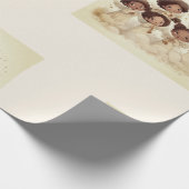 Papier cadeau du Chœur d'Anges Noirs de Noël 1 (Coin)