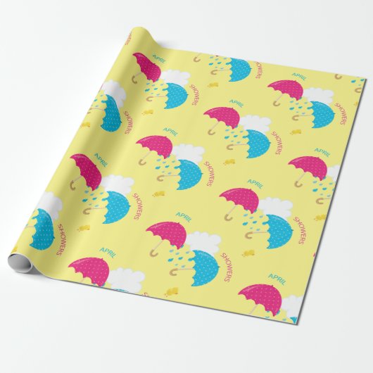Papier Cadeau Dual Umbrellas (Déroulé)