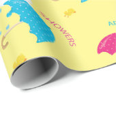 Papier Cadeau Dual Umbrellas (Coin rond)