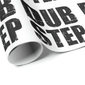 Papier Cadeau Dubstep (Coin rond)