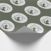 Papier Cadeau Duck Duck Oh Baby canard thème baby shower (Coin)