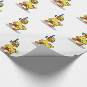 Papier Cadeau Duck wearing snorkeling mask choose (Coin)