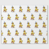 Papier Cadeau Duck wearing snorkeling mask choose (Plat)