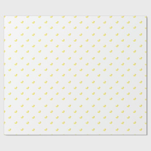 Papier Cadeau Duckies en caoutchouc (Plat)