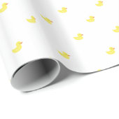 Papier Cadeau Duckies en caoutchouc (Coin rond)