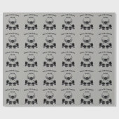Papier Cadeau Dude de Roller Derby (Plat)