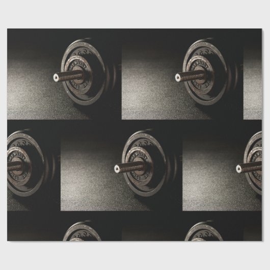 Papier Cadeau Dumbbell (Plat)