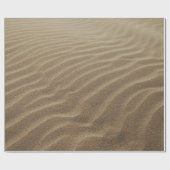 Papier Cadeau Dunes de sable le matin (Plat)