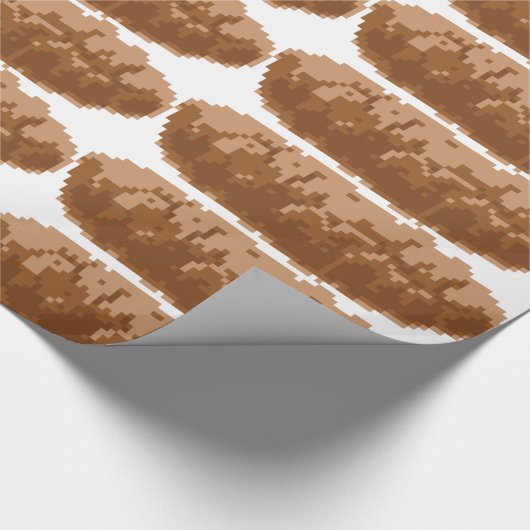 Papier Cadeau Dunette de pixel de 8 bits (Coin)