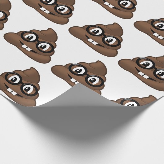 Papier Cadeau Dunette nerd Emoji en verre (Coin)