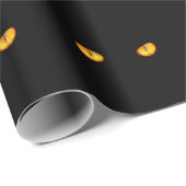 Papier Cadeau Dur regard de Golden Bombay Cat Eyes (Coin rond)