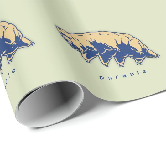 Papier Cadeau Durable - Tardigrade (Coin rond)