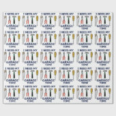 Papier Cadeau Durée du garage (Plat)